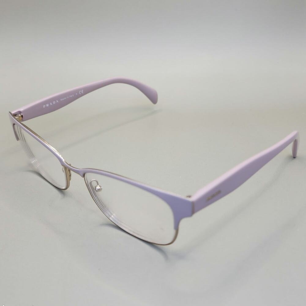 Prada Eyeglasses Frames Only, VPR 65R 53-16-140 Pink, Made in Italy - Picture 2 of 13